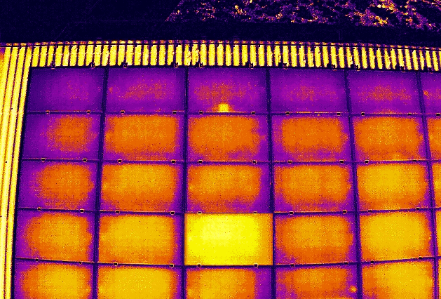 Ein PV-Modul nicht angeschlossen